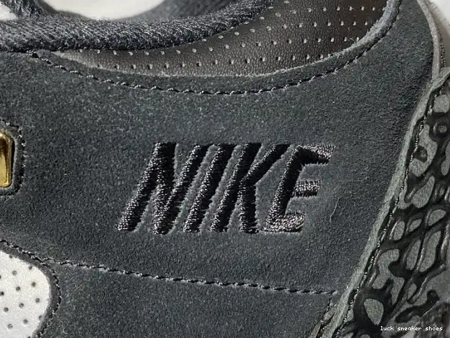 Rep LUCY CK4348-007 Cement Tinker Air 3 Jordan Black Grey 0522